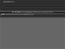 Tablet Screenshot of playspain.es